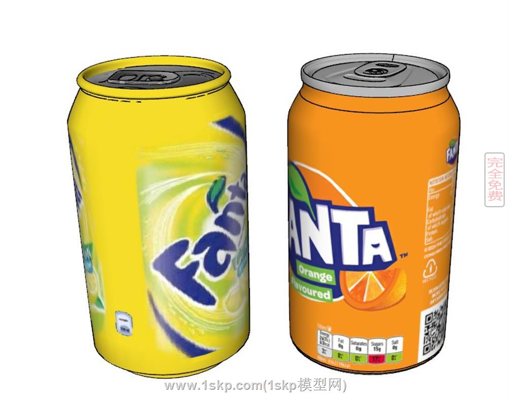 芬达易拉罐饮料