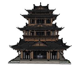 古代阁楼古建筑