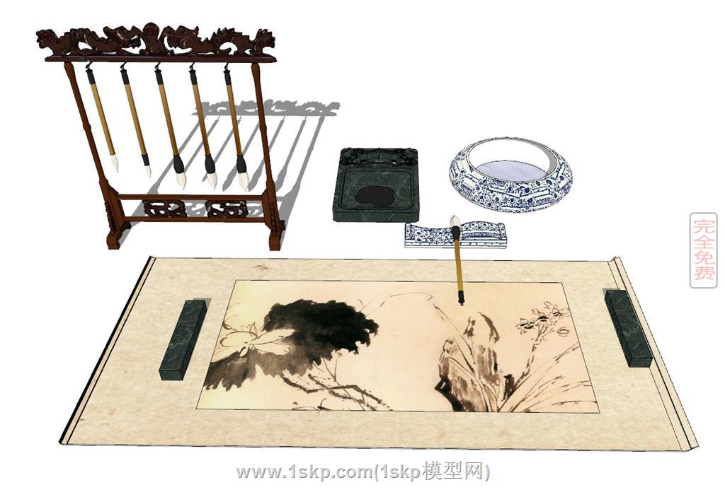 笔墨纸砚文房四宝
