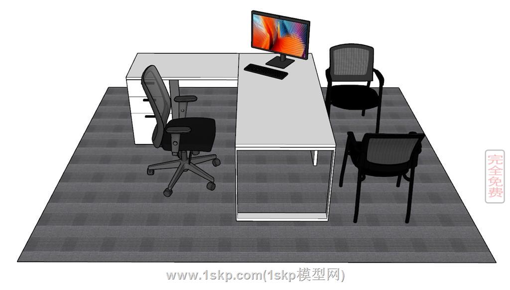 L形办公桌大班台