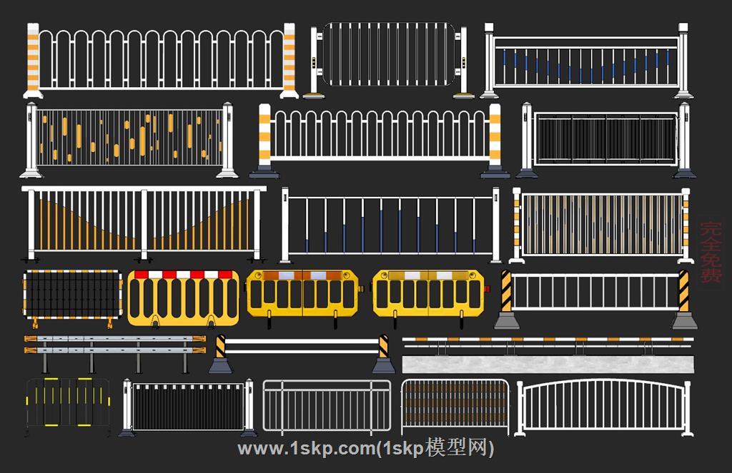 道路栏杆护栏隔离栏
