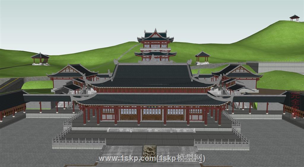 中式古建群