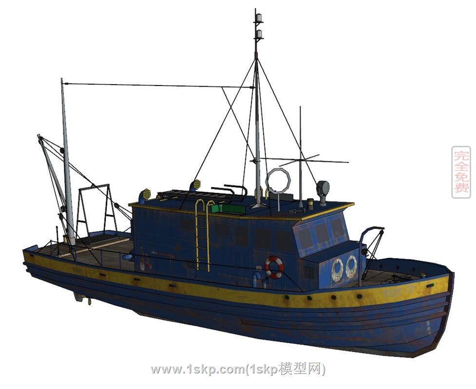 生锈的渔船