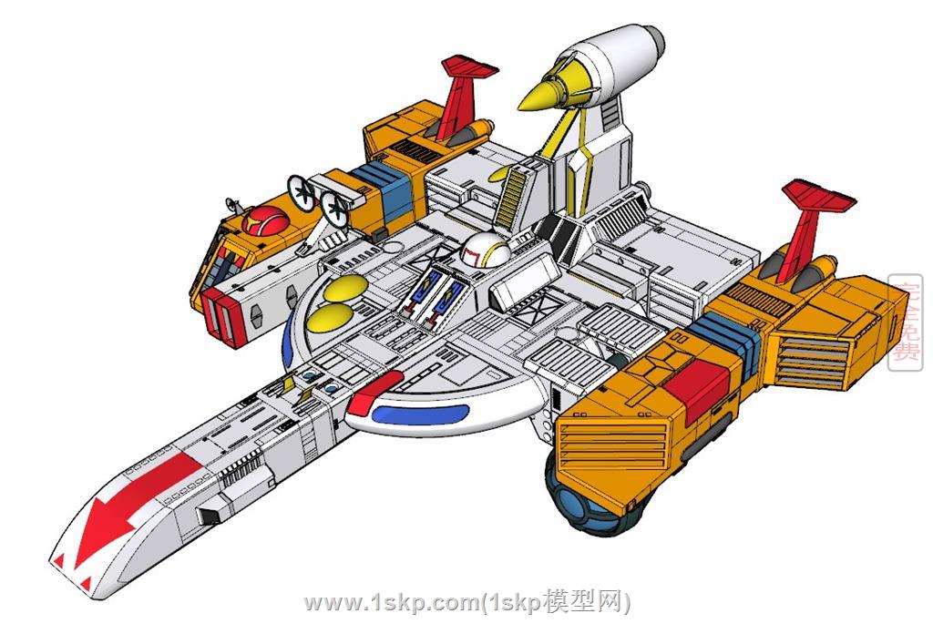 乐高积木太空船