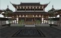 中式古建筑院落合院SU模型