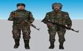 苏联俄罗斯士兵人物SU模型