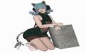 猫女孩角色扮演人物的SU模型