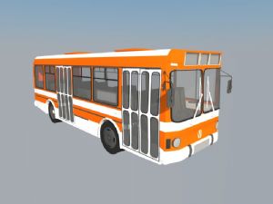 公交车巴士公共汽车SU模型