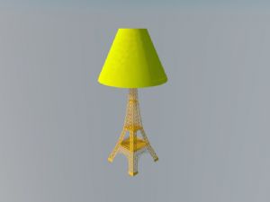 艾弗尔铁塔台灯灯具SU模型