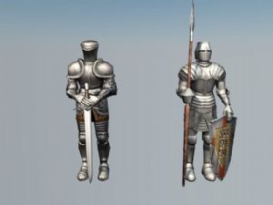 盔甲骑士装饰SU模型