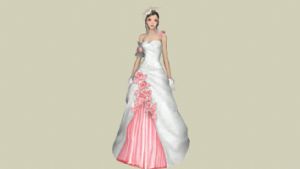 3D新娘结婚SU模型