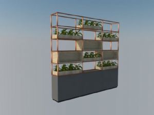 免费植物柜子SU模型
