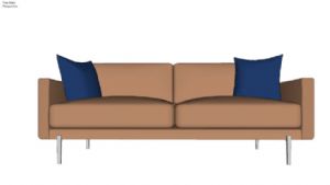 两座沙发家具SU模型