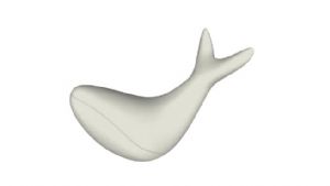 抽象鲸鱼SU模型
