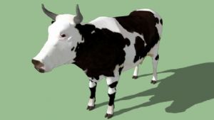 奶牛动物的免SU模型