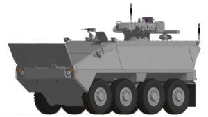 装甲车素材SU模型