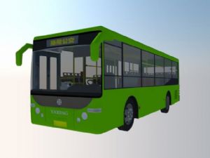 公交车巴士公SU模型