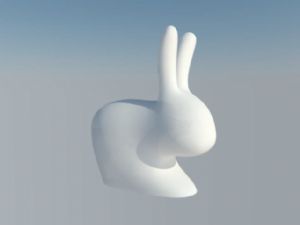 小兔子工艺品SU模型