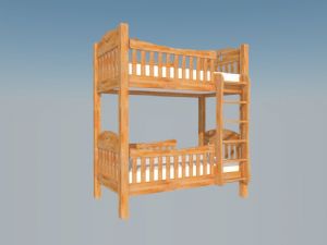 实木儿童家具SU模型