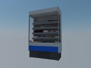 冷藏柜冰柜冷SU模型