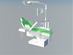 医疗器材牙科椅SU模型