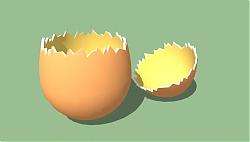 鸡蛋壳SU模型