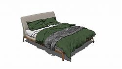 床铺床单被褥SU模型