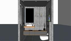 浴室间卫生间SU模型