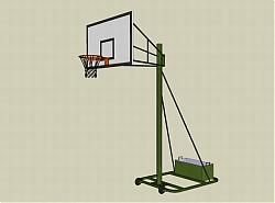 篮球框篮球架SU模型
