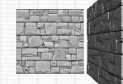 石质墙面材质SU模型