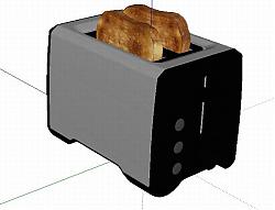 烤面包机面包机SU模型