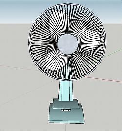 电风扇SU模型